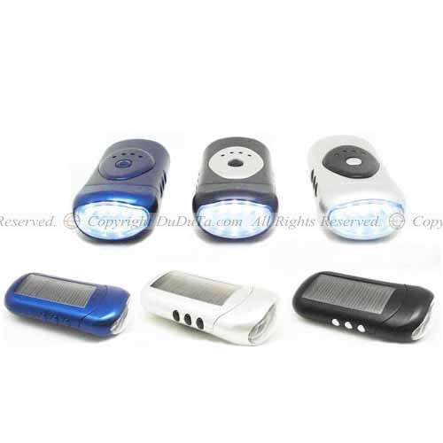 Solar LED Flashlight, CRAZY!!